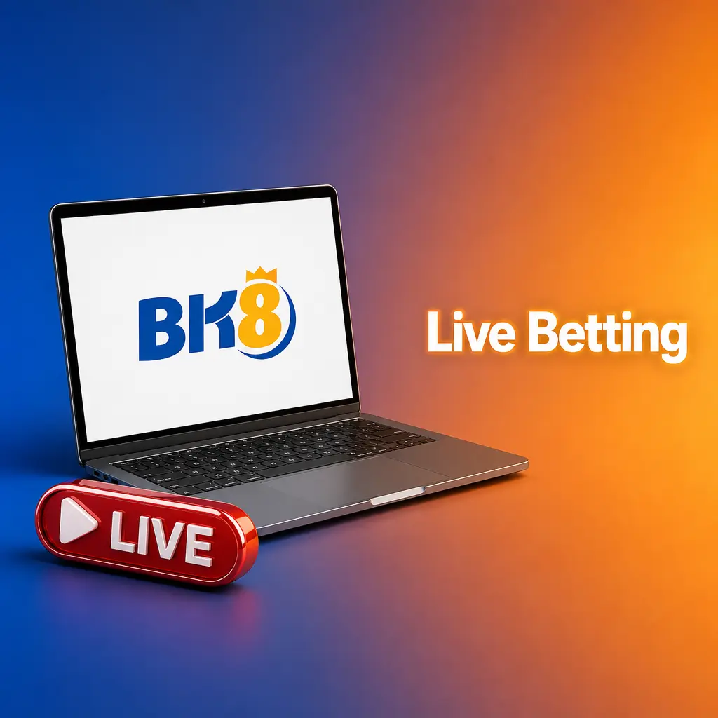 BK8 live betting interface showing real-time odds for football, basketball, tennis, and esports matches in Malaysia.