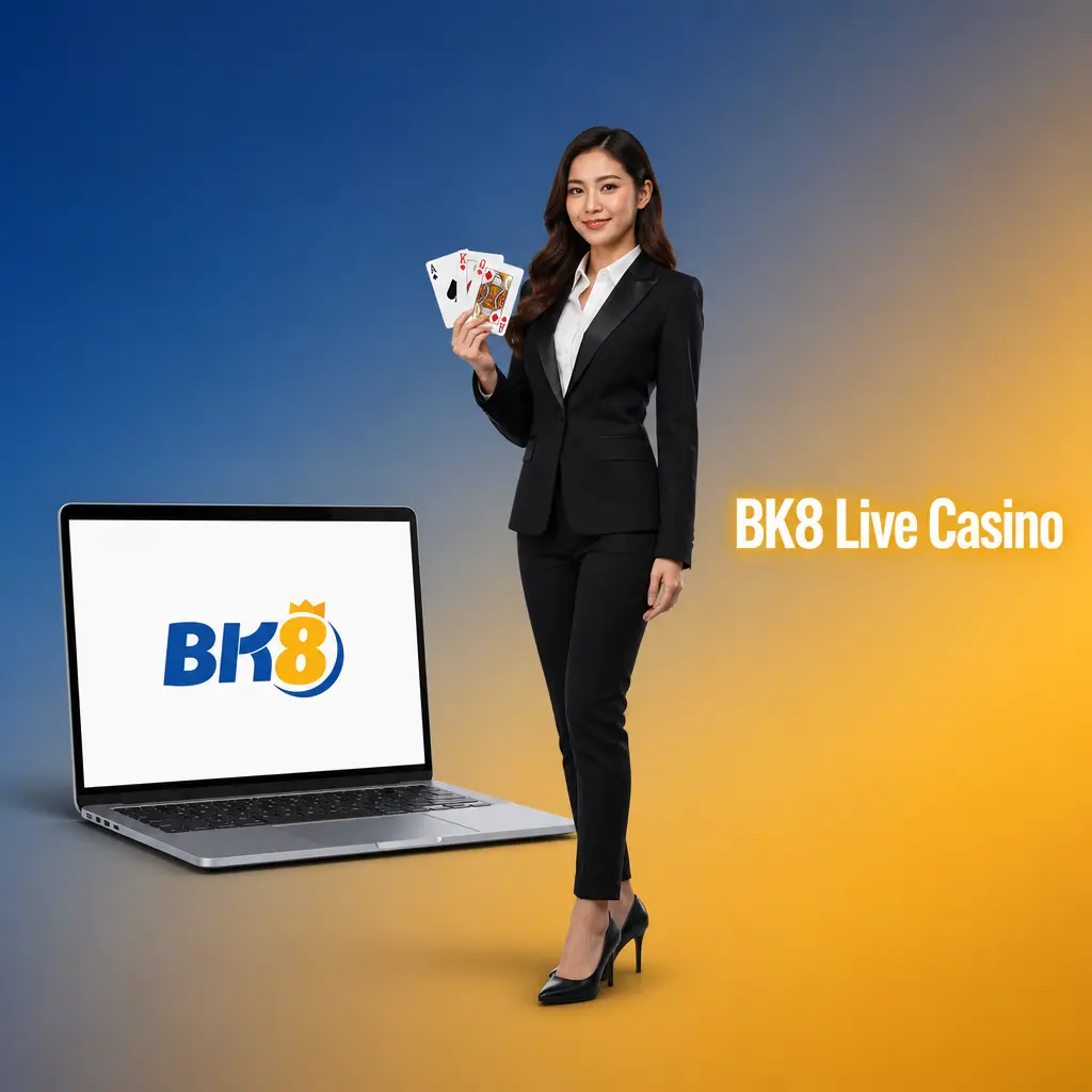 BK8 Live Casino featuring real dealers, live baccarat, roulette, blackjack, sic bo, and game shows from Evolution Gaming and SA Gaming.