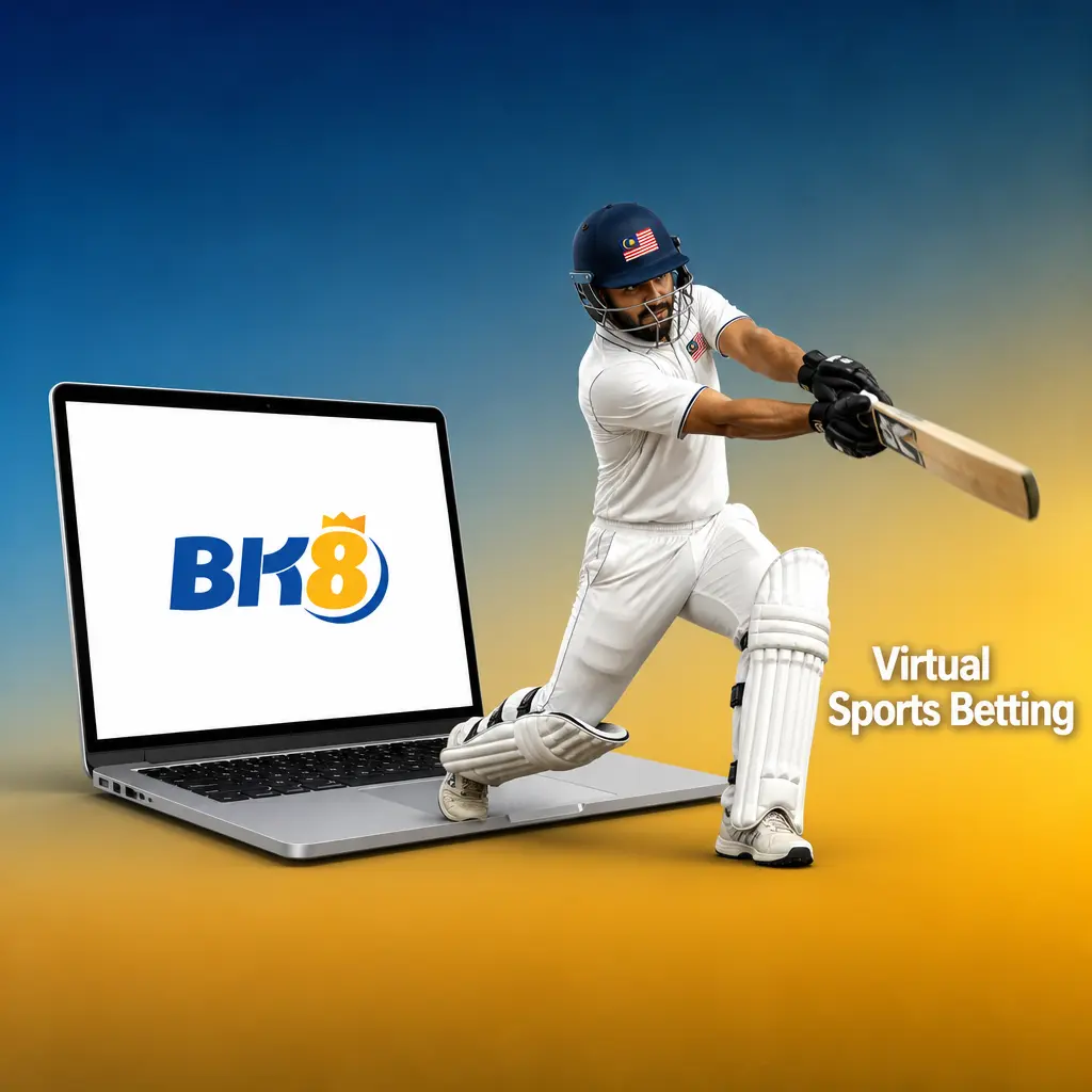 Virtual sports betting at BK8 Malaysia featuring virtual football, horse racing, greyhound racing, and basketball games